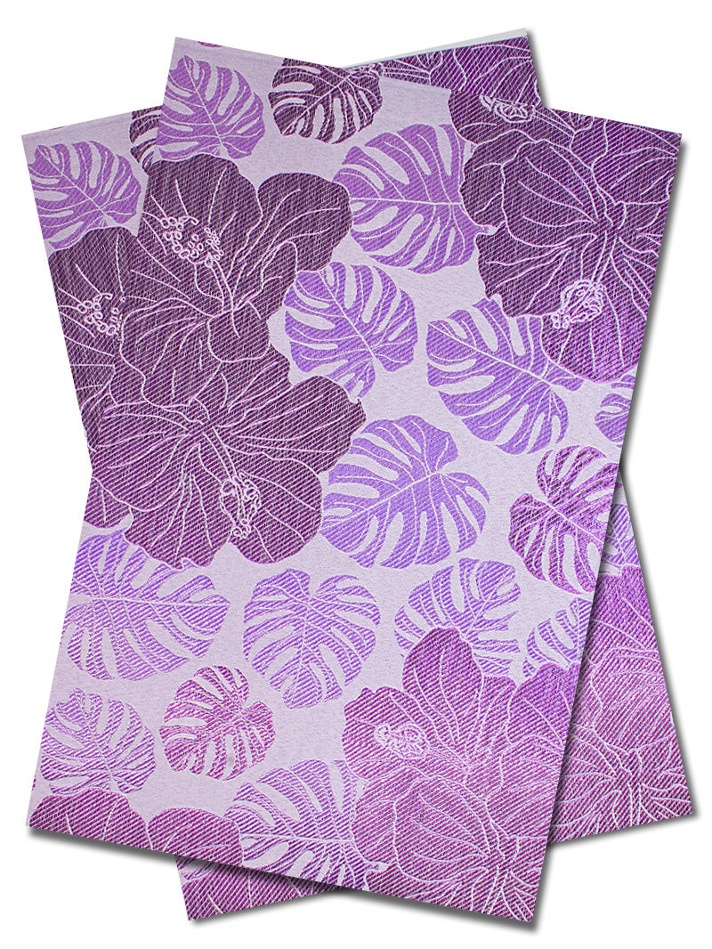 DGI009-LIL - Premium Damask Gele & Ipele (2pc set) - Lilac