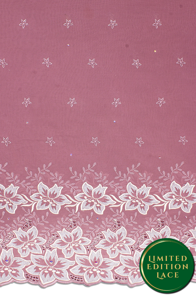 LTD491-ONI - Limited Edition Lafaya Lace - Dark Onion Pink